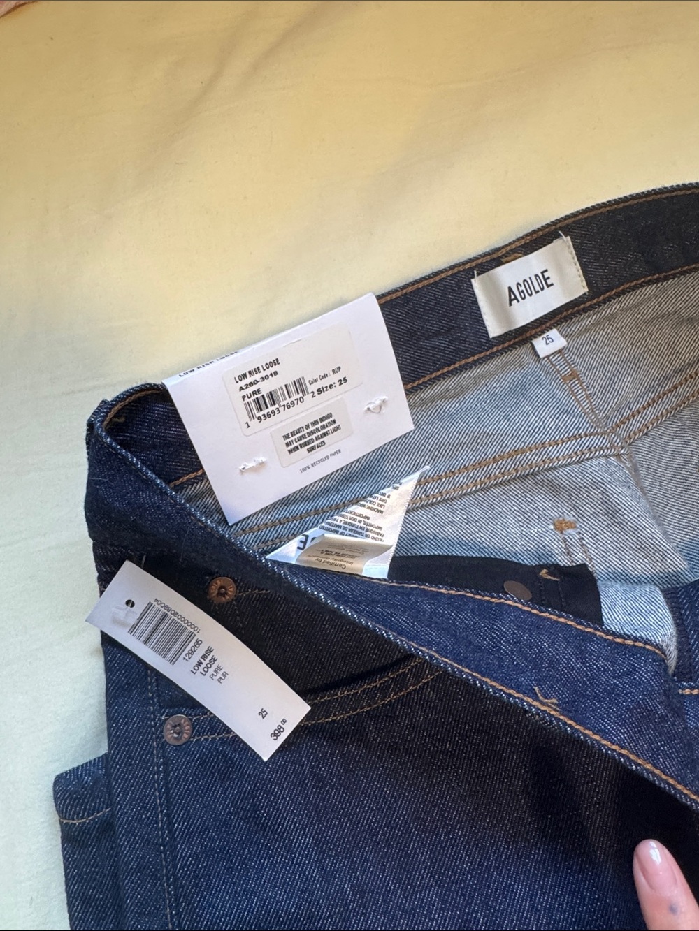 Agolde Low Rise Loose Jeans - Picture 2 of 8